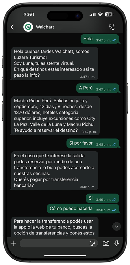Waichatt WhatsApp Business Automation